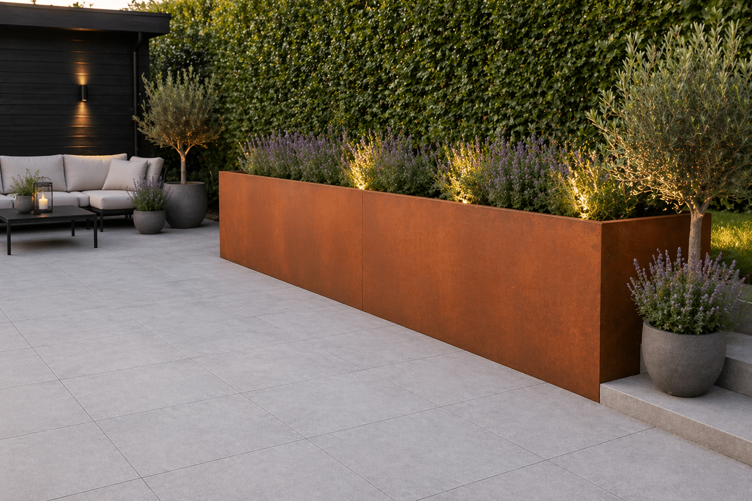 Støttemur - Corten - Billede 9
